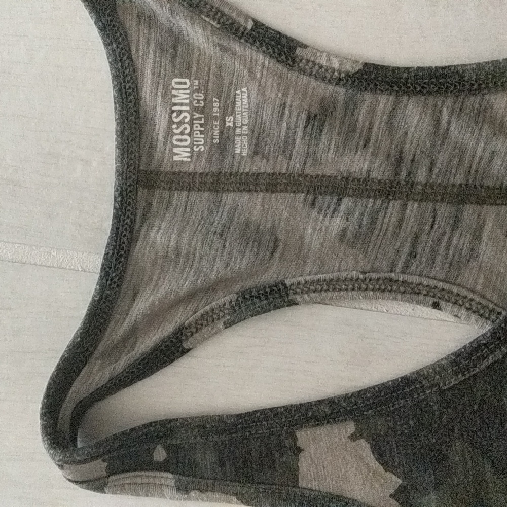 Mossimo Racer Back Camo Patterned Tank Top - Picture 2 of 4